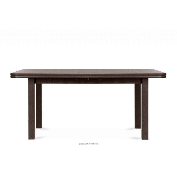 Duży stół do salonu rozkładany 160 cm orzech COSPE