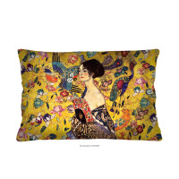 Poduszka Klimt kobieta z wachlarzem ARTIFE