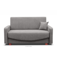 Sofa 3 rozkładana do pokoju dziecięcego amerykanka szara INCA