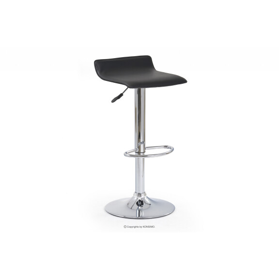 Nowoczesny hoker barowy 60cm czarny RUTIL