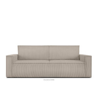 Sofa 3 rozkładana sztruks beżowa NAPI