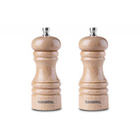 Zestaw młynków 12 cm, 2 szt. buk MILOS