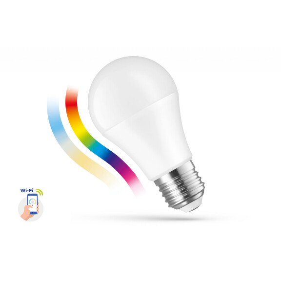 Żarówka kulka E-27 CCT RGB 13W ELGIO