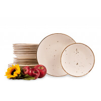 Serwis obiadowy polska porcelana Cottage Cream dla 6 os. ALUMINA