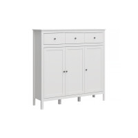 Elegancka komoda 130 cm biała FARGE