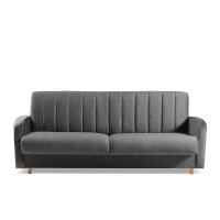 Rozkładana sofa do salonu automat wersalkowy szara CAVICO