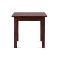 Mały rozkładany stół do mieszkania 80 cm orzech SALUTO