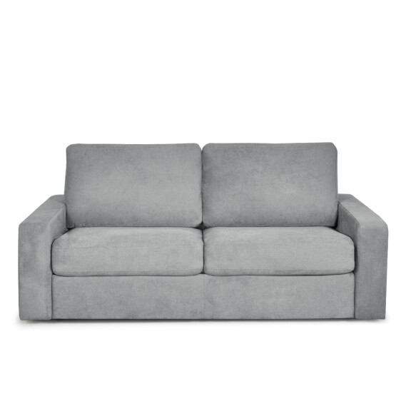 Sofa rozkładana 3 osobowa system włoski szara MENTO