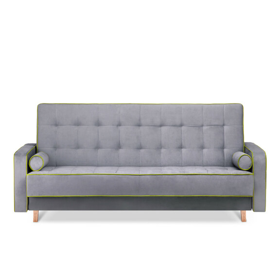 Kolorowa sofa 3 osobowa z funkcją spania DOZER