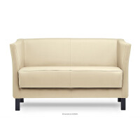 Sofa do poczekalni ekoskóra ecru ESPECTO