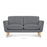 Szara skandynawska sofa 2 osobowa TAGIO
