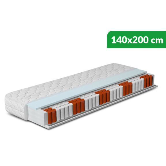 Materac - sprężyny kieszeniowe, Visco SPUMO
