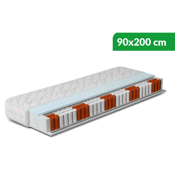 Materac - sprężyny kieszeniowe, Visco SPUMO