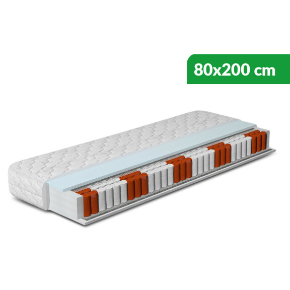 Materac - sprężyny kieszeniowe, Visco SPUMO