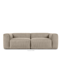 Sofa chmurka do salonu sztruks beżowa BUFFO