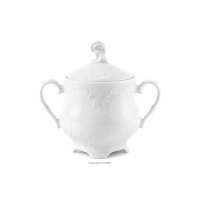 Cukiernica z porcelany biały ROCOCO MARIA