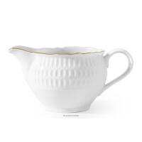 Sosjerka z porcelany złota linia SOFIA ZŁOTA LINIA