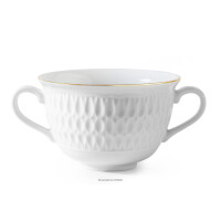 Bulionówka z porcelany złota linia SOFIA ZŁOTA LINIA