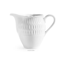 Mlecznik z porcelany biały SOFIA