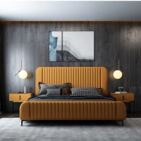 Łóżko 120x200 Tapicerowane Rodio | Tkaniny i Kolory Do Wyboru