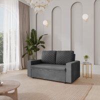 Sofa ROSA 2-osobowa - Funkcja Spania | Pojemnik | Kolory do wyboru
