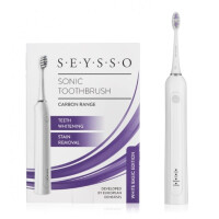 SEYSSO Carbon Basic White - Biała Szczoteczka Soniczna z 3 trybami pracy