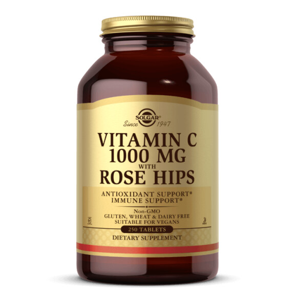 Vitamin C 1000 mg with Rose Hips (250 tabl.)