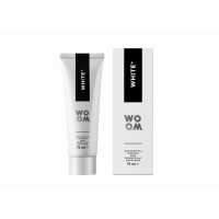 WOOM Nr 2 WHITE + naturalna pasta intensywnie wybielająca zęby 75 ml