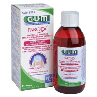 GUM Paroex 0,12% CHX - płyn do płukania jamy ustnej z chlorheksydyną do terapii krótkoterminowej 300ml
