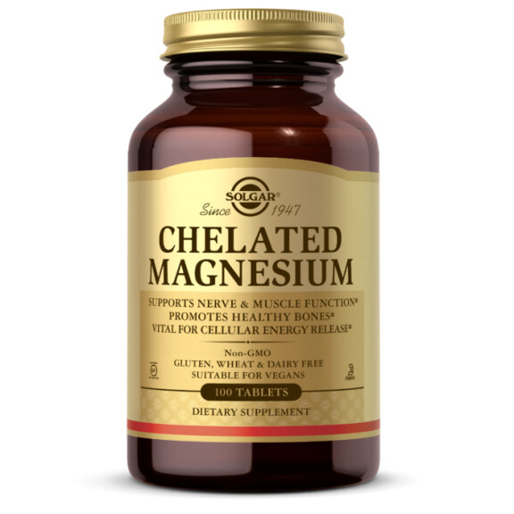 Chelated Magnesium (100 tabl.)