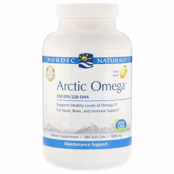 Arctic Omega-3 Lemon 1000 mg (180 kaps.)