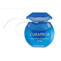 CURAPROX DF 834 Dental Floss - miętowa, lekko woskowana nić dentystyczna 50m