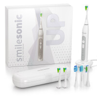 Smilesonic UP White - Szczoteczka Soniczna z 6 końcówkami w zestawie