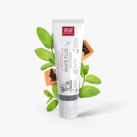 SPLAT Professional WHITE-PLUS - profesjonalna, wybielająca pasta do zębów z enzymem z papai 100ml