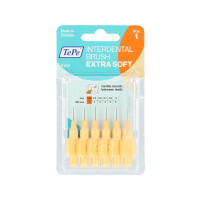 TePe Extra Soft - miękkie szczoteczki międzyzębowe 0,45 mm, jasno pomarańczowe, 6 szt.
