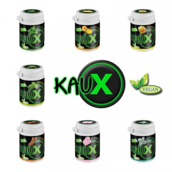 KAUX Ksylitol 40szt. - gumy z ksylitolem w różnych smakach E1