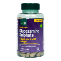 Max Strength Glucosamine Sulphate + Chondroitin & MSM + Collagen (90 tabl.)