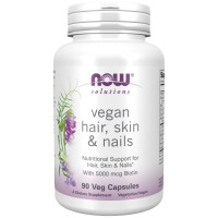 Vegan Hair, Skin & Nails - Włosy, Skóra i Paznokcie (90 kaps.)