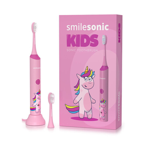 Smilesonic Kids Unicorn - Szczoteczka soniczna dla dzieci + kalendarz mycia zębów z naklejkami