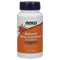 Naturalny Beta Karoten (Witamina A) 25000 IU (90 kaps.)