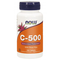 Witamina C z Dzik? Róż? 500 mg C-500 (100 tabl.)