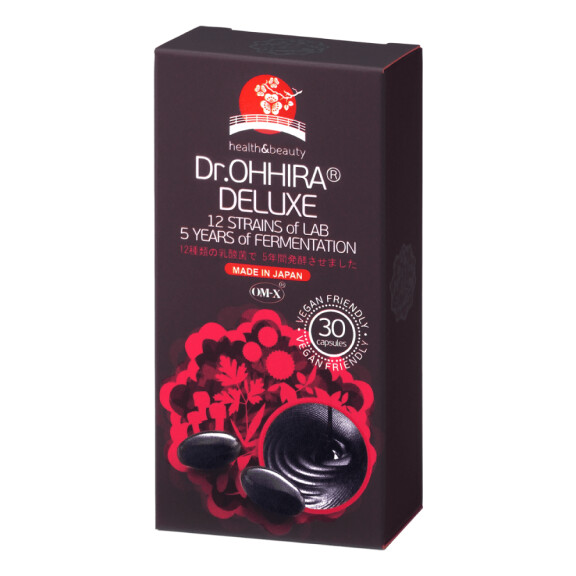 Dr.OHHIRA Kompleks 12 szczepów bakterii kw. mlekowego Deluxe 30kapsułek
