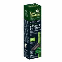 Bio Madent Konopna Wybielająca Pasta Do Zębów Z Węglem Drzewnym Z Bambusa 100ml