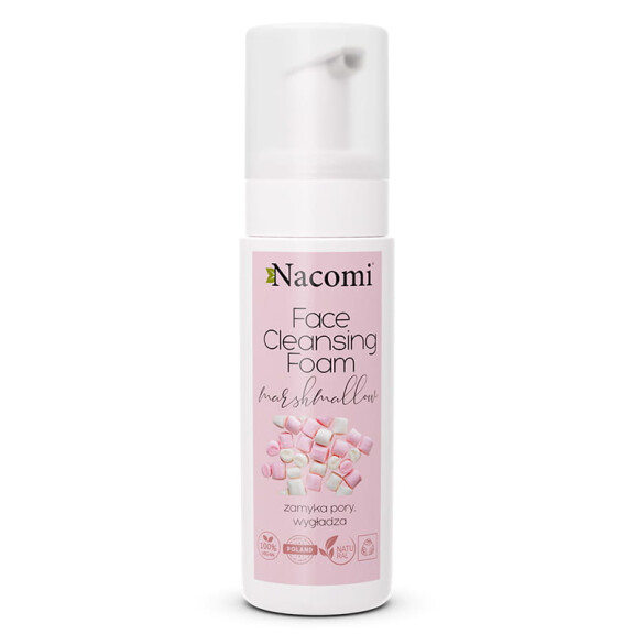 Nacomi Face Cleansing Foam - Pianka oczyszczająca do twarzy Marshmallow 150ml