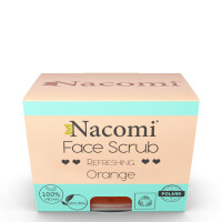 Nacomi Face Scrub peeling odświeżający do twarzy i ust o zapachu pomarańczy 80g