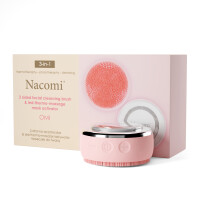 Nacomi Omi Facial Massager & Cleansing Brush 3-in-1 szczoteczka soniczna do twarzy Różowa