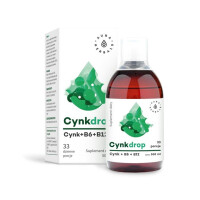 AURA HERBALS Cynkdrop - Cynk z Witaminami B6 i B12 w płynie (500 ml)