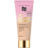 AA MY BEAUTY POWER Rozświetlający podkład 02 Nude 30 ml