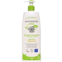 Alphanova Bebe odżywczy żel do mycia skóry suchej i atopowej z aloesem i masłem Shea, 500 ml