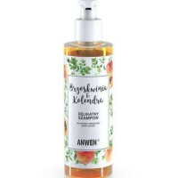 ANWEN szampon BRZOSKWINIA I KOLENDRA do suchej i wrażliwej skóry głowy, 200 ml